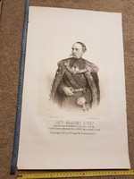 1867-es nyomat, jó állapotban, Gróf Nádasdy Lipót, Vereby Soma kiadása