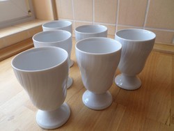 Seltmann Weiden Bavaria REGINA fehér porcelán talpas pohár bögre