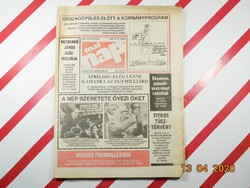 Régi retro újság - Mai Nap - független képes hírlap - 1989 november 21. - I. évfolyam 241. szám