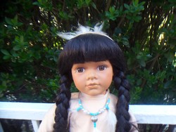 Leonardo collection Native American doll