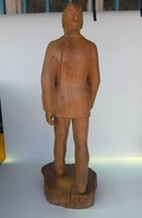  fa szobor   bányász dekoráció 100.000 forint