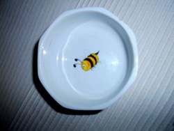 Hollóházi méhecske mintával   porcelán tálka