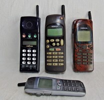 Retro mobiltelefon Nokia, Concorde , Sony 