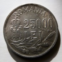 Ezüst   25 ezer Lej Románia