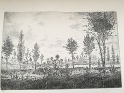Gross Arnold's early black and white etching: summer