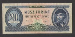 20 forint  1949.  VF+++!!   NAGYON SZÉP BANKJEGY!!  RITKA!!