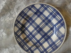 Angol kék kockás tányér