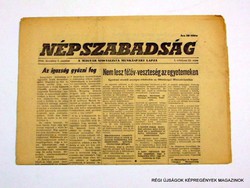 1956 december 1  /  NÉPSZABADSÁG  /  Régi ÚJSÁGOK KÉPREGÉNYEK MAGAZINOK Szs.:  11967