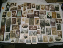 Antik fotók hagyatékokból - 68 darab