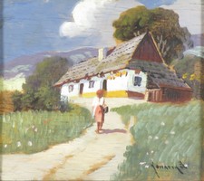 Magyar festő 1930 körül : Hazafelé