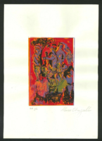 Gyönyörű, nagyon ritka Chagall  rézkarc