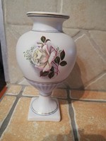 Flora Gouda olasz fehér rózsás kis váza