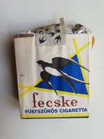 Fecske füstszűrős retro cigaretta bontott csomag