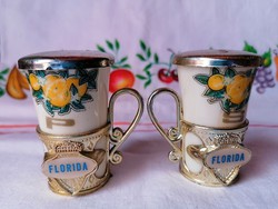 Florida labeled spice rack pair 70-80 years 