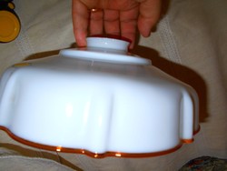 Régi opálüveg lámpa búra -egyágú konyhai vagy ebédlői lámpához 