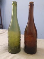 2 db régi debreceni sörösüveg