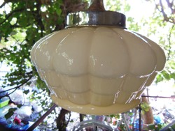 Lámpa - mennyezeti lámpa - 40-es évek - foglalat réz-porcelán - 85 x 20 cm
