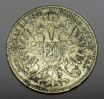 Ezüst 20 Krajcár 1869