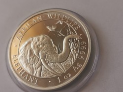 2018 Szomália elefánt 31,1 gramm 0,999