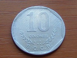 COSTA RICA 10 COLONES 1992 28,3 mm #