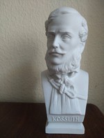 Kossuth Lajos porcelán mellszobor
