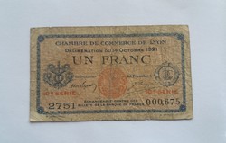 Viseltes francia bankjegy 4.