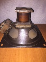 Antik   Siemens  hangszóró  kimenőtrafóval  17 , 5 cm az   1940 - es  évekből  .
