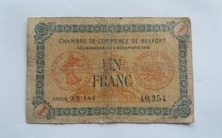 Viseltes francia bankjegy 3.
