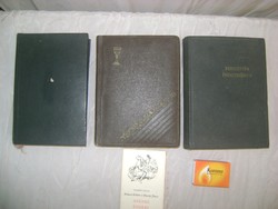 Három darab régi egyházi, vallási könyv - 1937, 1942, 1966 - énekes könyv, imakönyv...