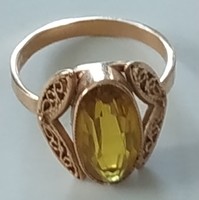 Régi orosz arany gyűrű
