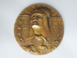 André gosselin 1871 hommage à la commune de paris French bronze commemorative medal plaque