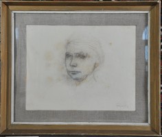Fejér Csaba (1936-2002): Női portré
