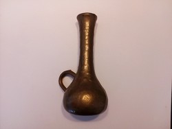 Régi réz váza, kézi készítésű