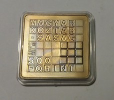 500 Forint 2002 Rubik kocka, Bu, díszdobozában.