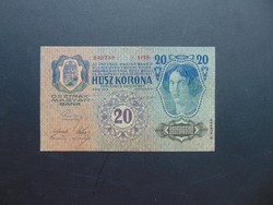 20 korona 1913  1116 Szép ropogós bankjegy !   