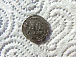 50 fillér 1938 Nagyon szép érme !  