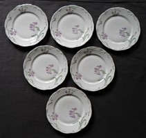 Szecessziós PLS - Versailles nagy tányérok  6db x 24,5 cm - 1900-as évek eleje