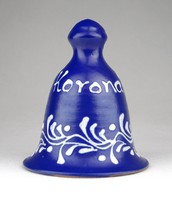 1A372 Blue Clay Bell Chime