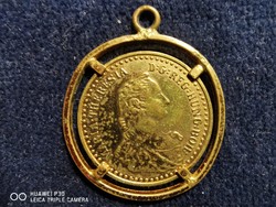 Mária Terézia Tallér medálként 1760-ból