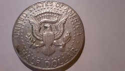 USA Kennedy half dollar ezüst 1/2 Dollár 1968.900.-Ft