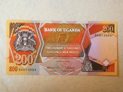 Uganda 200 Shillings UNC 1987