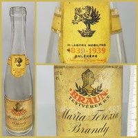 "Braun Testvérek R.T. Mária Terézia Brandy különlegesség" címkés likőrösüveg (1146)