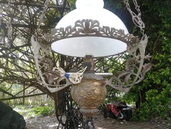 Függő lámpa,csillár, kúriába , hatalmas méretű szecesszós.Lüszter petróleum