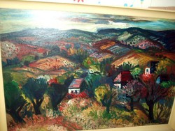 Cseh László Képcsarnokos  festménye