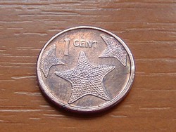 BAHAMA SZIGETEK 1 CENT 2009 Tengericsillag #