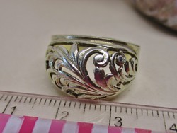 Csodálatos kézműves szecessziós ezüst gyűrű