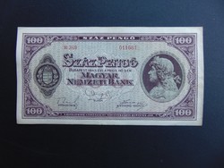 100 pengő 1945 E 249 Szép ropogós bankjegy 