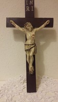 Jesus, corpus, cross, crucifix, antique, painted
