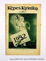 1933 január 1  /  Képes Krónika  /  Régi ÚJSÁGOK KÉPREGÉNYEK MAGAZINOK Szs.:  12453