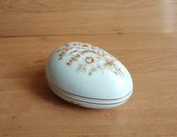 Hollóházi porcelán tojás formájú bonbonier (po-3)
